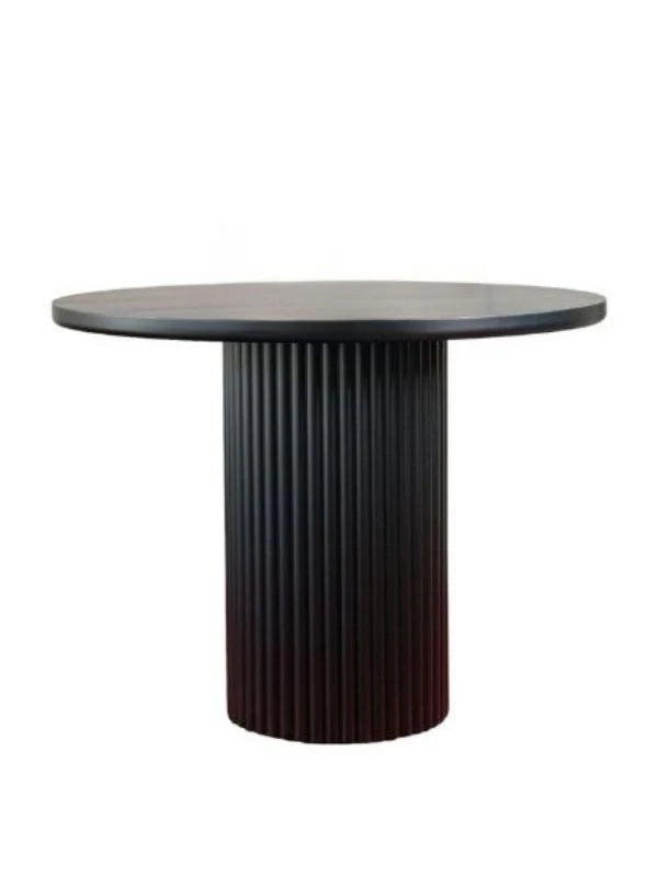 Estela Yuvarlak Ahşap Bohem Masa 100x100