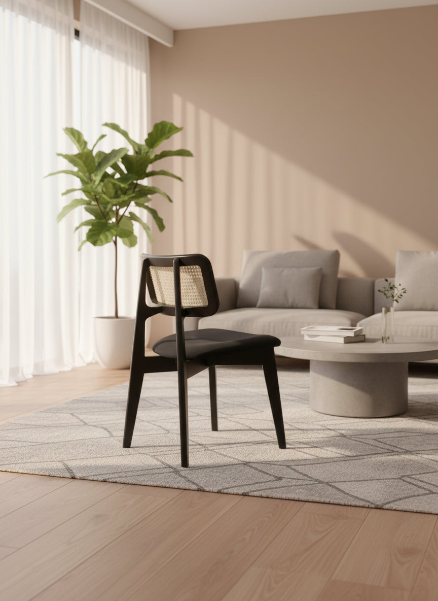 Zion Hazeranlı Hasır Sandalye - Orijinal El Yapımı Tasarım | Estela Design