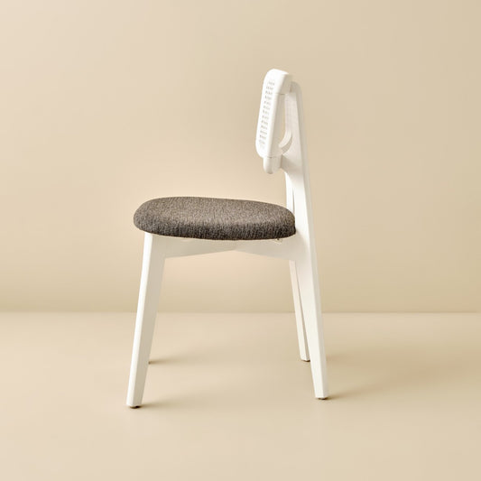 Zion Hazeranlı Ahşap Beyaz Sandalye