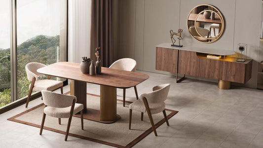 Regnum Bohem Ahşap Sandalye - Modern Yemek Masası Sandalyesi | Estela Design