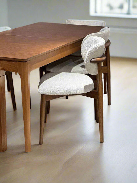 Akasya Bohem Polo Sandalye - Doğal Ahşap Yemek Sandalyesi | Estela Design