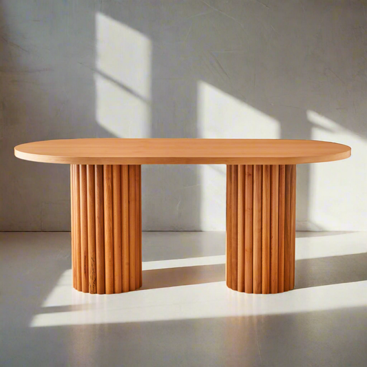 Bohem İskandinav Masa Seti 7 Parça 180x90