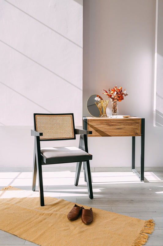 Luna Pergel Hazeranlı Model Hasırlı Ahşap Sandalye