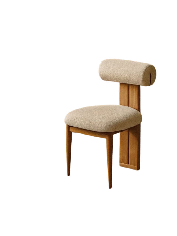 Melissa Poofy İskandinav Ahşap Bohem Sandalye - Yemek Masası | Estela Design