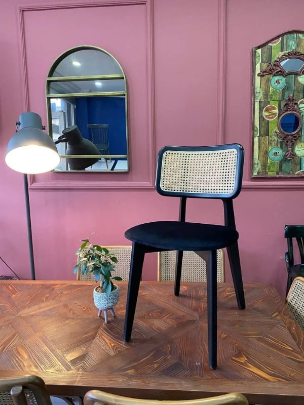 Zion Hazeranlı Hasır Sandalye - Orijinal El Yapımı Tasarım | Estela Design