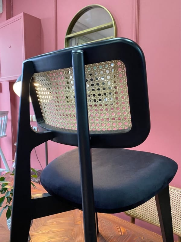 Zion Hazeranlı Hasır Sandalye - Orijinal El Yapımı Tasarım | Estela Design