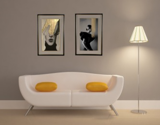 Cam Paspartulu, Varaklı Modern Kadın Tablosu 2'li set