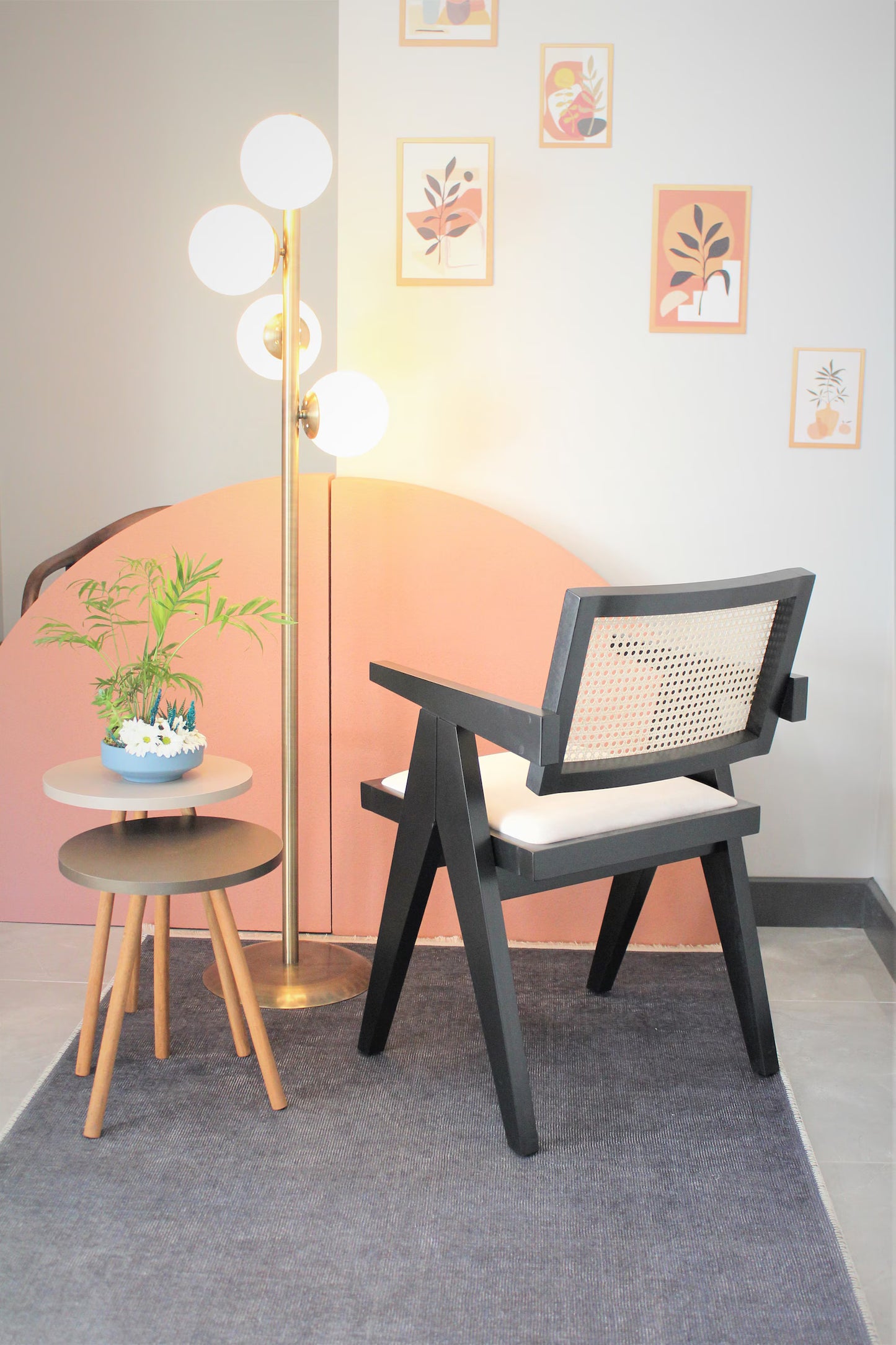 Luna Pergel Hazeranlı Model Hasırlı Ahşap Sandalye