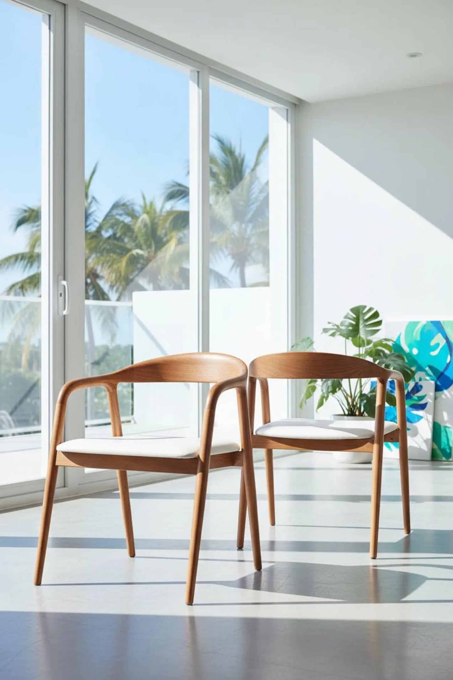 Zen Modern Ahşap Yılan Sandalye - Benzersiz Yemek Sandalyesi | Estela Design