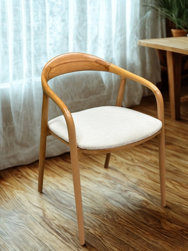 Zen Modern Ahşap Yılan Sandalye - Benzersiz Yemek Sandalyesi | Estela Design