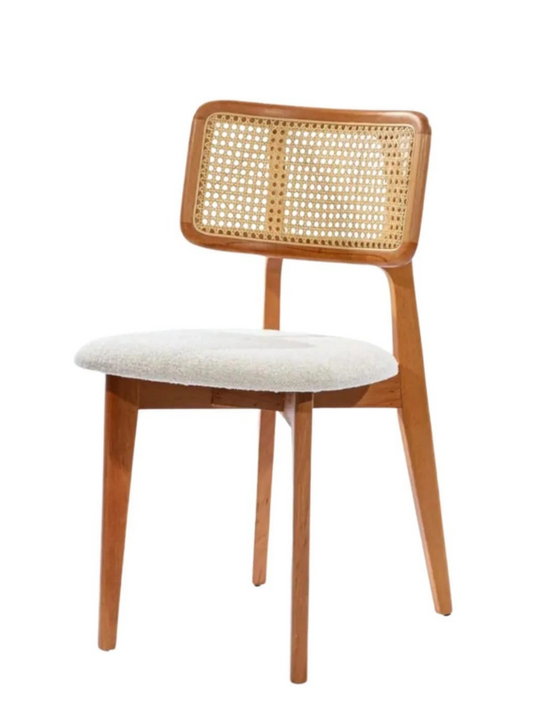 Zion Hazeranlı Orijinal Hasır Sandalye - Masif Ahşap Sandalye | Estela Design