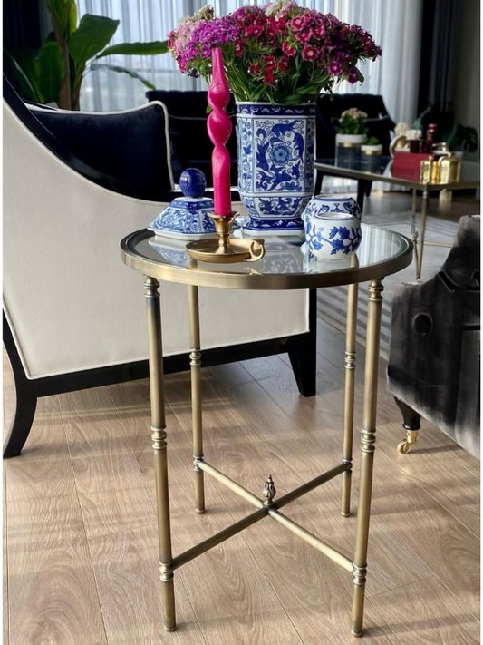 Torna Detaylı X Yan Sehpa