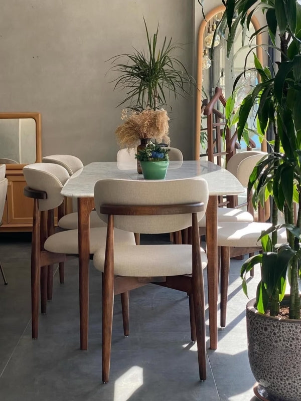 Akasya Bohem Polo Sandalye - Doğal Ahşap Yemek Sandalyesi | Estela Design