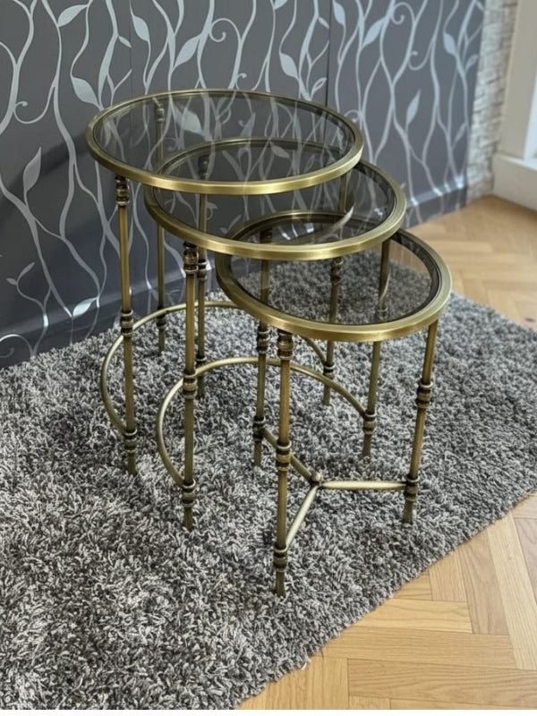 Torna Detaylı X Zigon Sehpa - Lüks Salon Sehpası | Estela Design